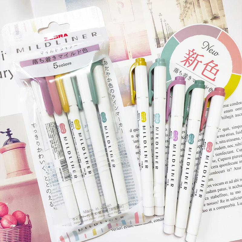 Copic Marker Sketch - Nuevos marcadores resaltadores cebra mildliner, bolígrafo
