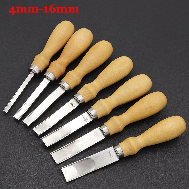Leather Edge Beveler - Cuchillo biselador de cuero de 4mm-16mm,