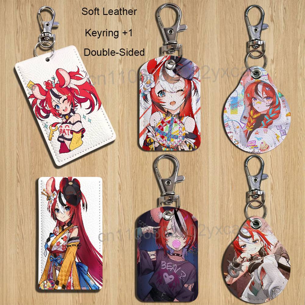 Leather Working - Lindo Porta Tarjetas Hakos Baelz Takodachi
