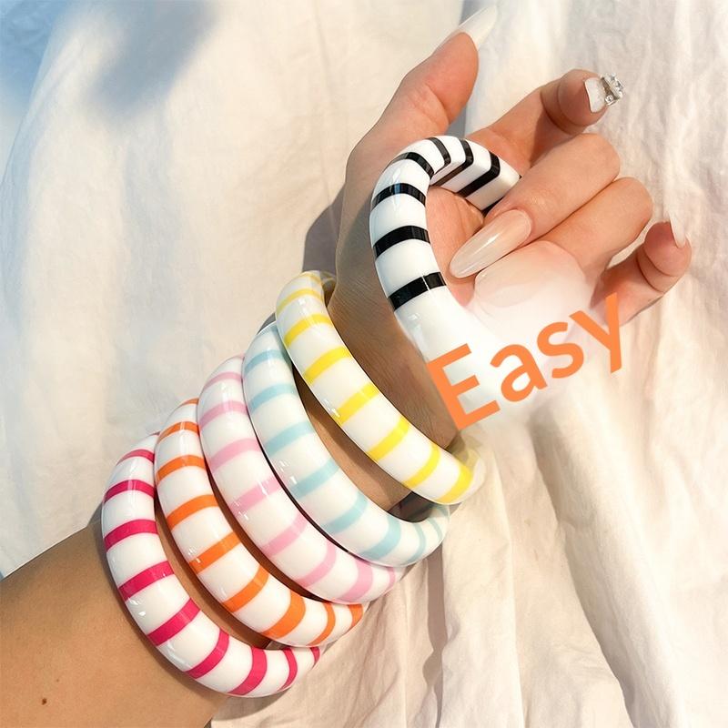 Brazalete de Resina con Bloque - Leatherwork Jewelry reseña y precio