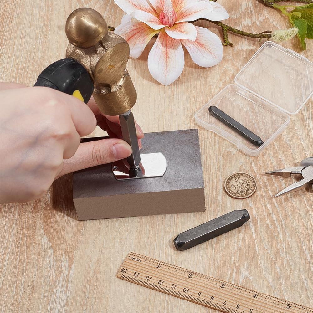 Juego de 3 Sellos Metálicos co - Leatherwork Jewelry reseña y precio